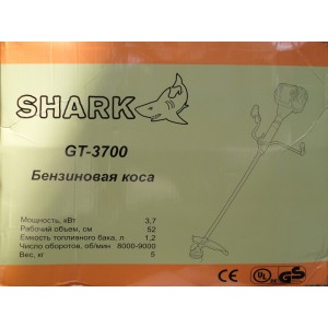 Бензокоса Shark GT-3700 (3700кВт)